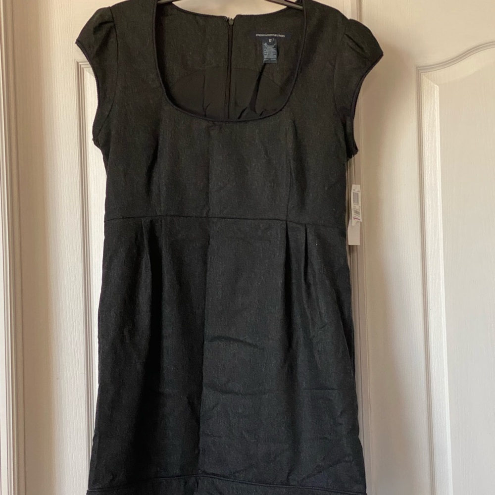 French Connection gray wool blend dress